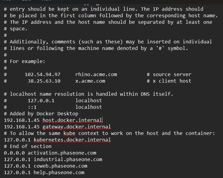 Dán 4 dòng cuối file hosts -> Save