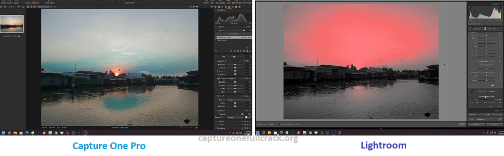 Công cụ phân vùng và chỉnh sửa chi tiết Capture One và Lightroom